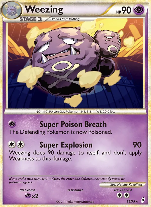 Weezing - Call of Legends Pokemon Card
