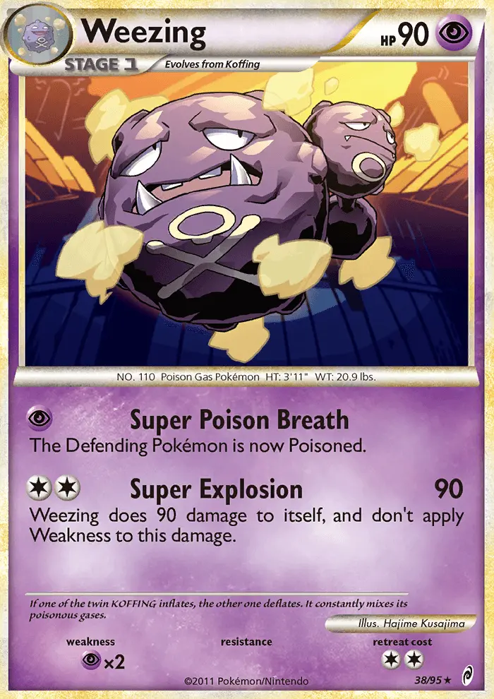 Weezing - Call of Legends Pokemon Card