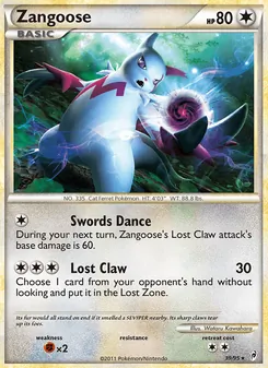 Zangoose - Call of Legends