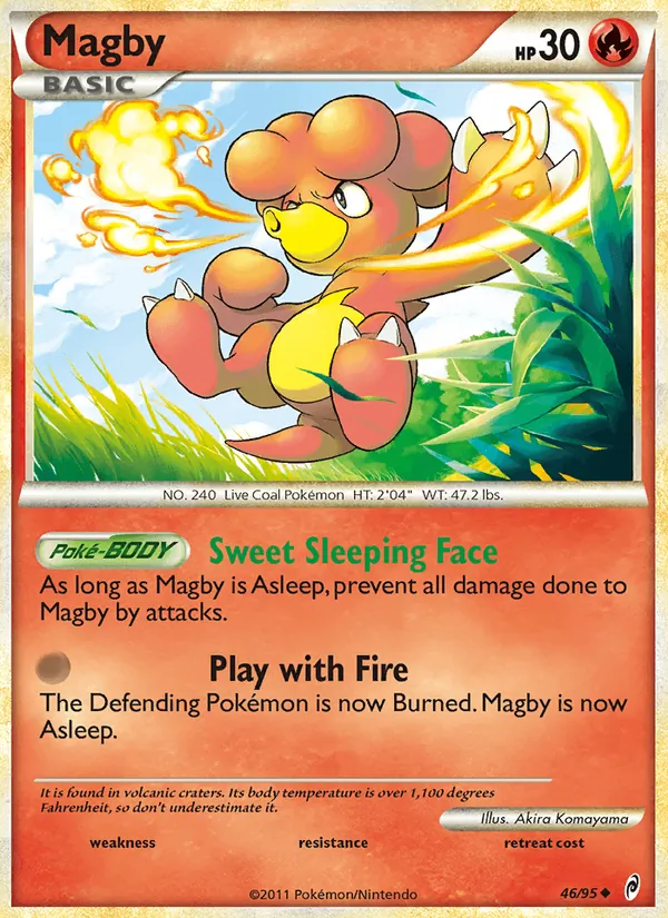 Magby - Call of Legends Pokemon Card