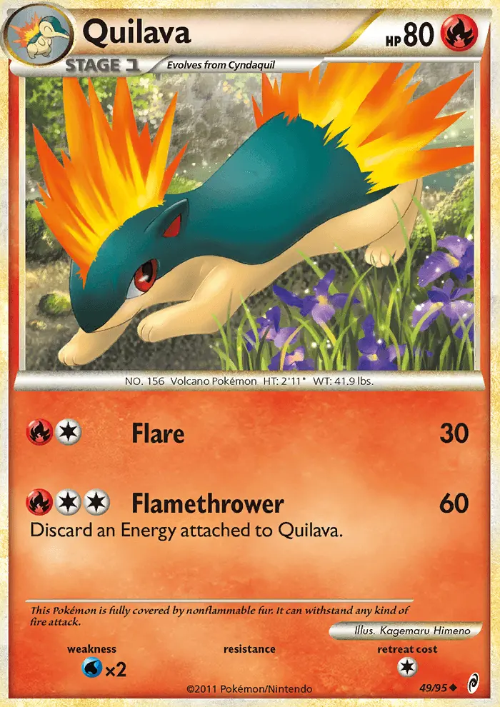 Quilava - Call of Legends Pokemon Card