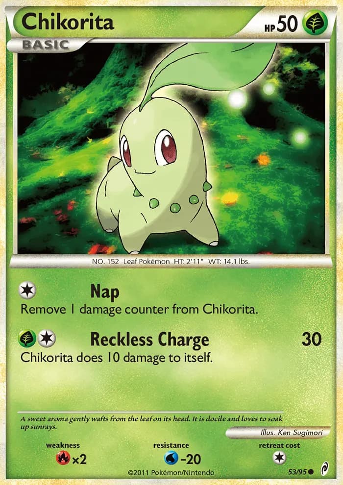 Chikorita - Call of Legends Pokemon Card