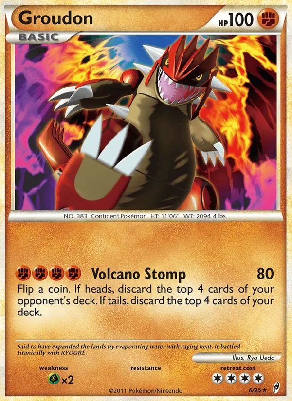Groudon - Call of Legends Pokemon Card