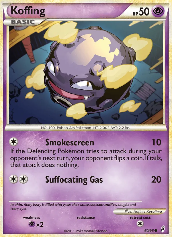 Koffing - Call of Legends Pokemon Card