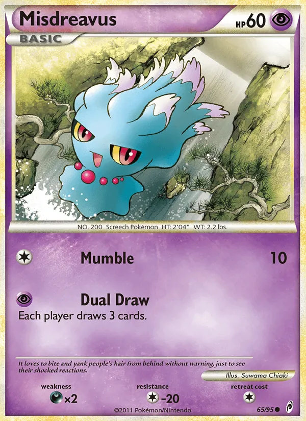 Misdreavus - Call of Legends Pokemon Card