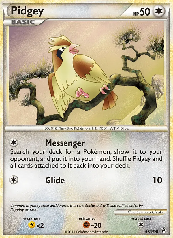 Pidgey - Call of Legends Pokemon Card