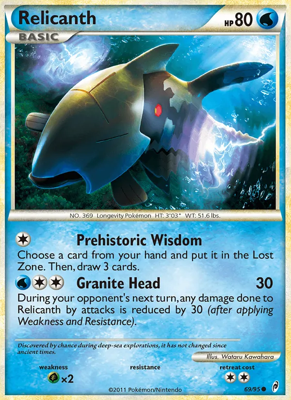 Relicanth - Call of Legends Pokemon Card