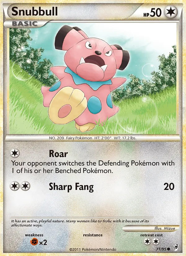 Snubbull - Call of Legends Pokemon Card