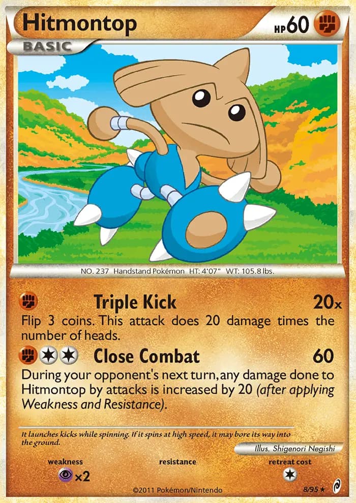 Hitmontop - Call of Legends Pokemon Card