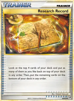 Research Record - Call of Legends