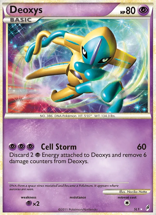 Deoxys - Call of Legends Pokemon Card