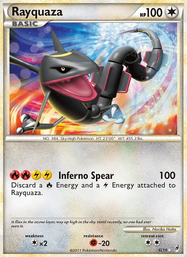 Rayquaza - Call of Legends Pokemon Card