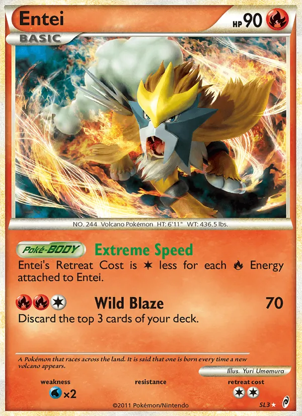Entei - Call of Legends Pokemon Card