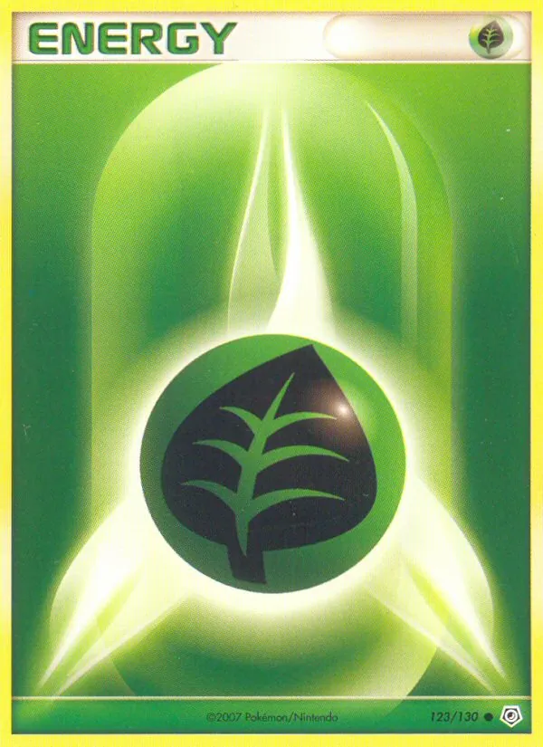 Grass Energy - Diamond & Pearl Pokemon Card
