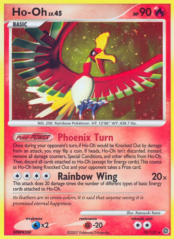 Ho-Oh - Secret Wonders Pokemon Card