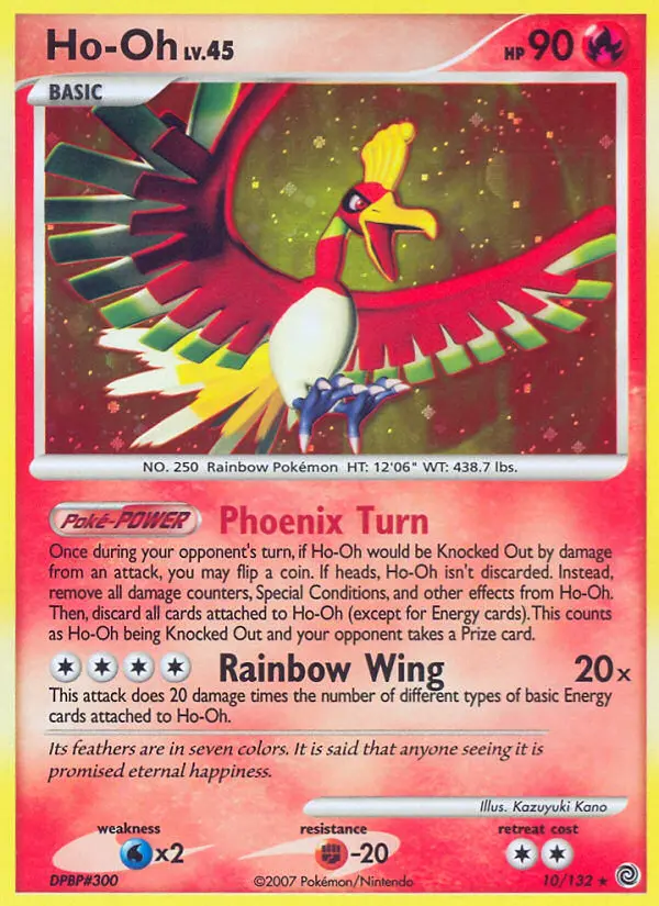 Ho-Oh - Secret Wonders Pokemon Card