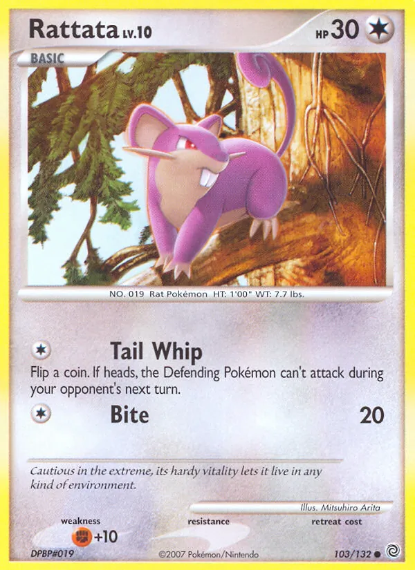 Rattata - Secret Wonders Pokemon Card