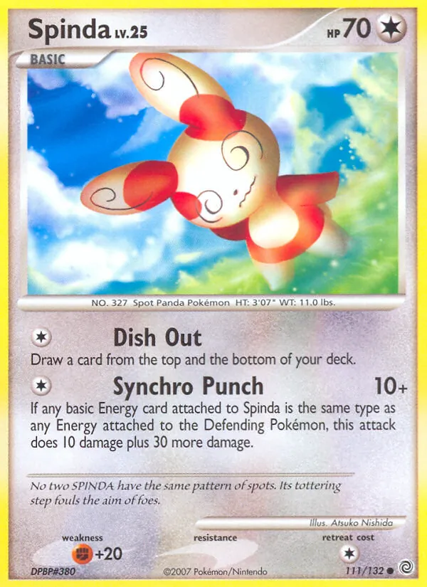 Spinda - Secret Wonders Pokemon Card