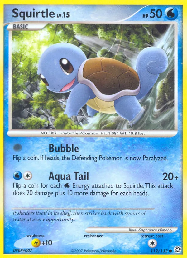 Squirtle - Secret Wonders Pokemon Card