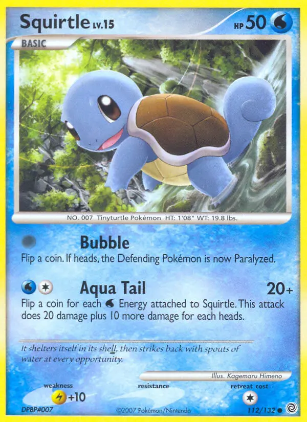 Squirtle - Secret Wonders Pokemon Card