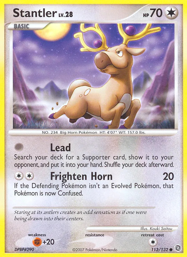 Stantler - Secret Wonders Pokemon Card