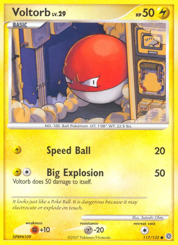 Voltorb - Secret Wonders Pokemon Card