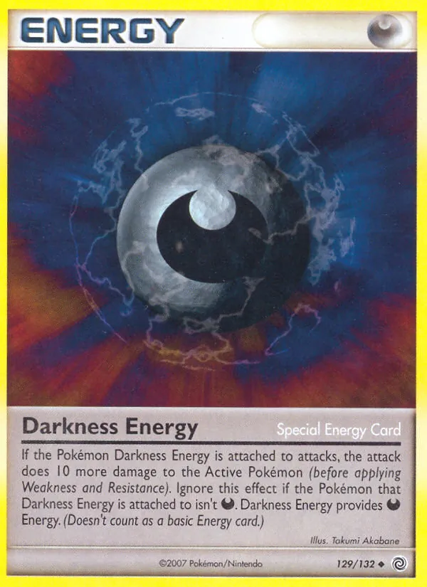Darkness Energy - Secret Wonders Pokemon Card