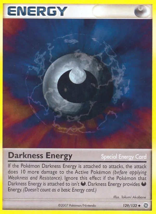 Darkness Energy - Secret Wonders Pokemon Card