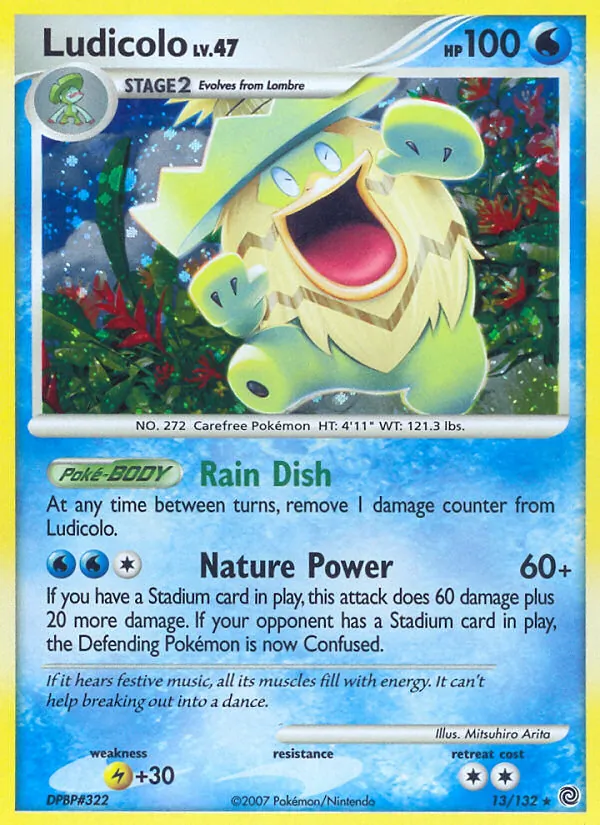 Ludicolo - Secret Wonders Pokemon Card
