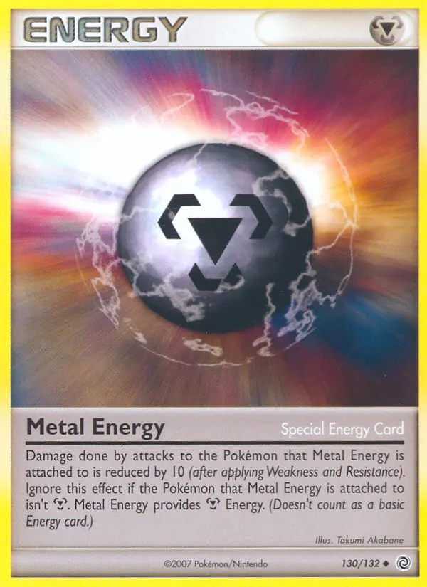 Metal Energy - Secret Wonders Pokemon Card