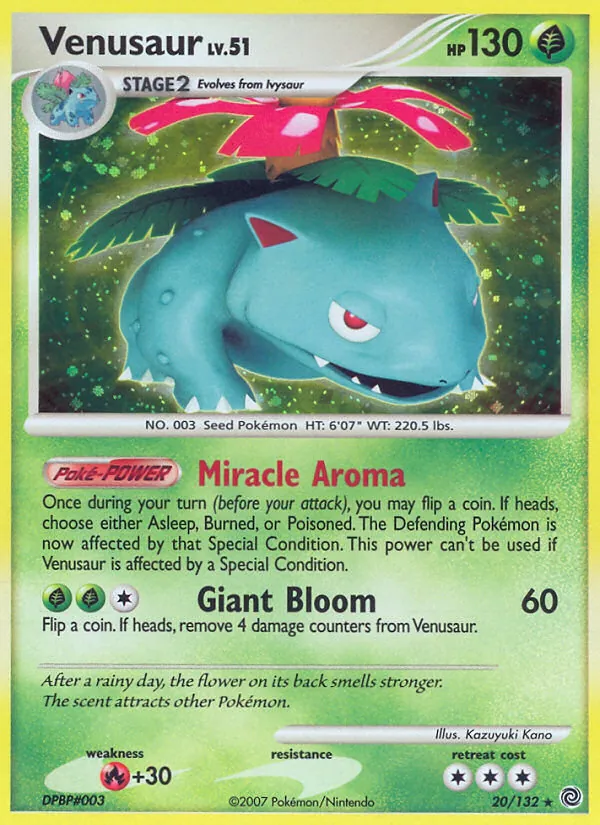 Venusaur - Secret Wonders Pokemon Card