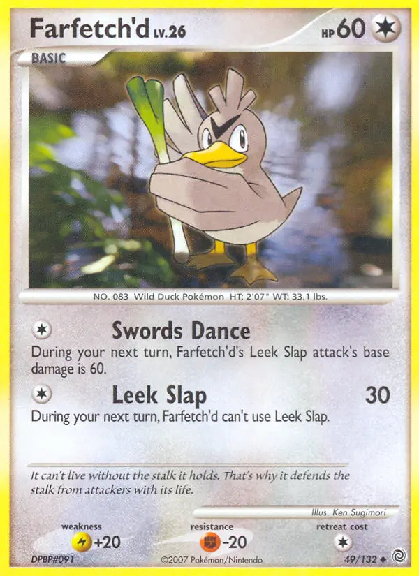 Farfetch'd - Secret Wonders Pokemon Card