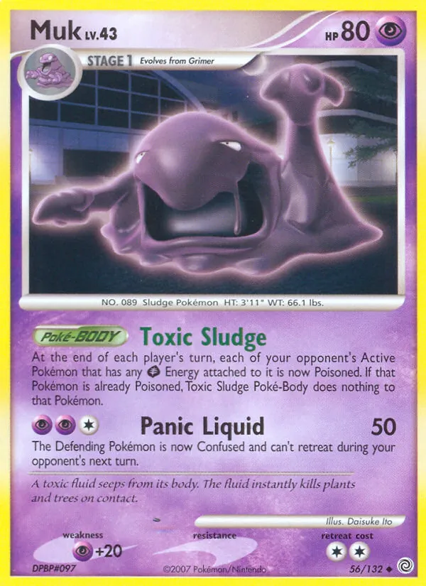 Muk - Secret Wonders Pokemon Card