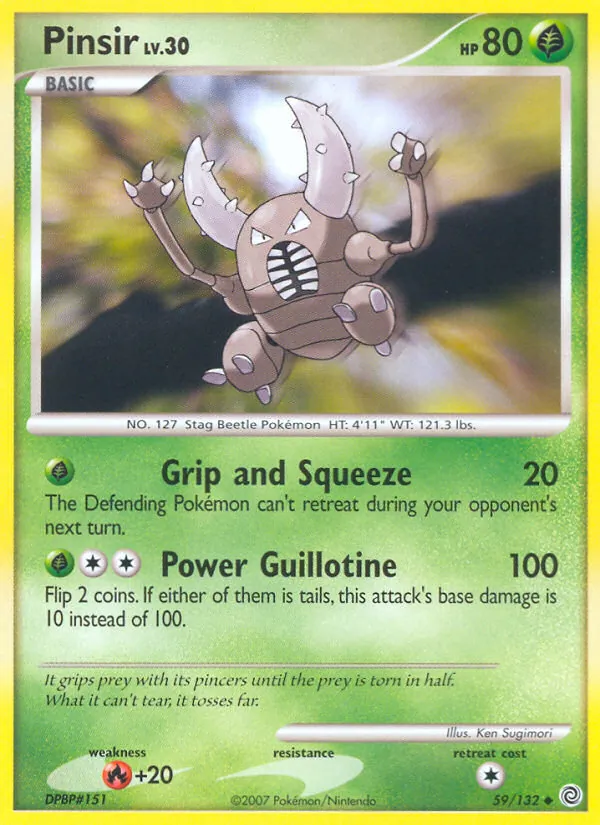 Pinsir - Secret Wonders Pokemon Card