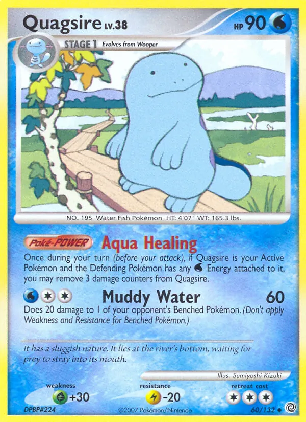 Quagsire - Secret Wonders Pokemon Card