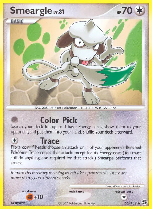 Smeargle - Secret Wonders Pokemon Card