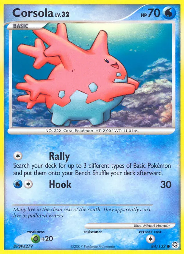 Corsola - Secret Wonders Pokemon Card