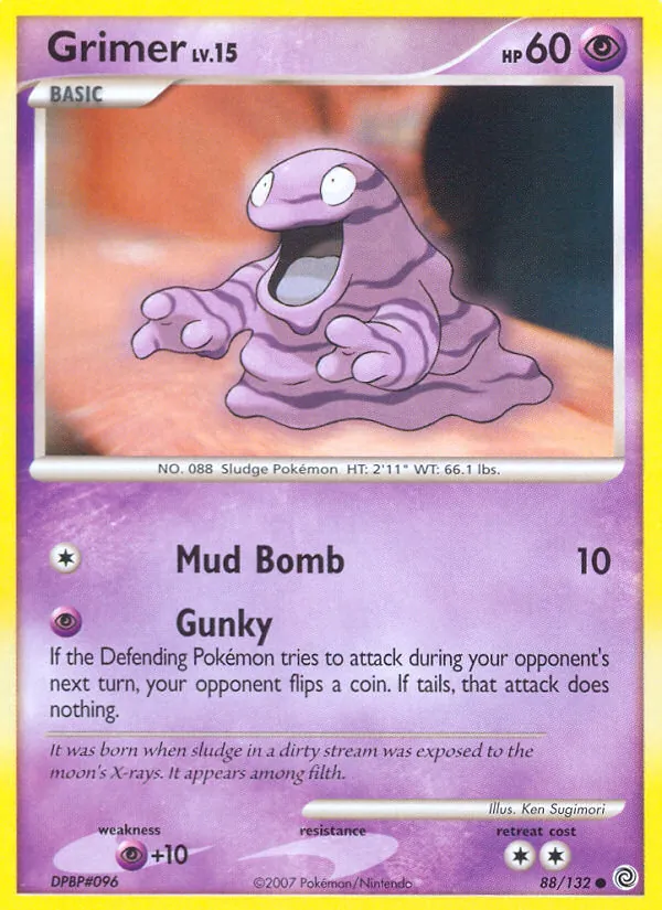 Grimer - Secret Wonders Pokemon Card