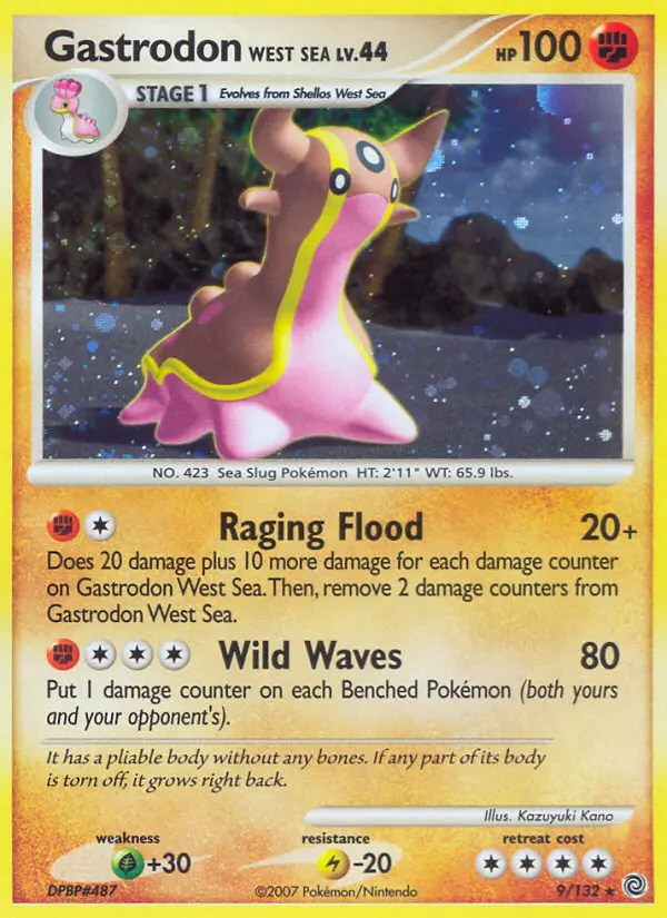 Gastrodon West Sea - Secret Wonders Pokemon Card