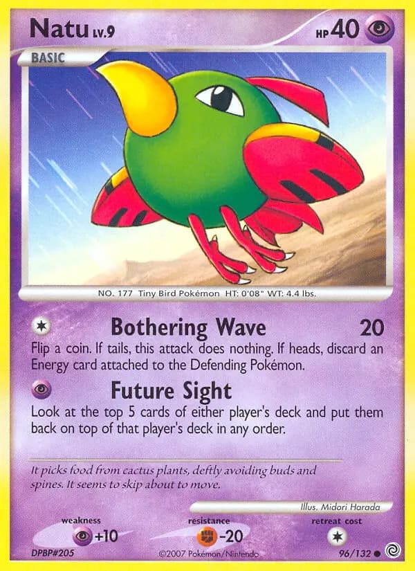 Natu - Secret Wonders Pokemon Card