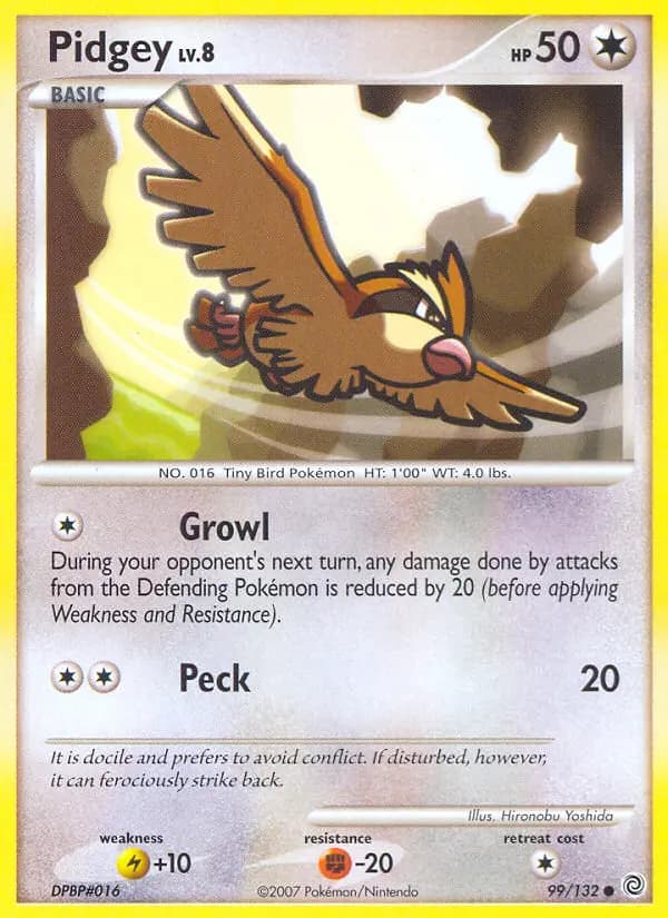 Pidgey - Secret Wonders Pokemon Card
