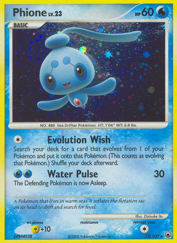 Phione - Majestic Dawn Pokemon Card