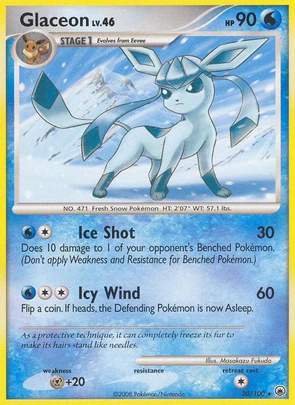 Glaceon - Majestic Dawn Pokemon Card