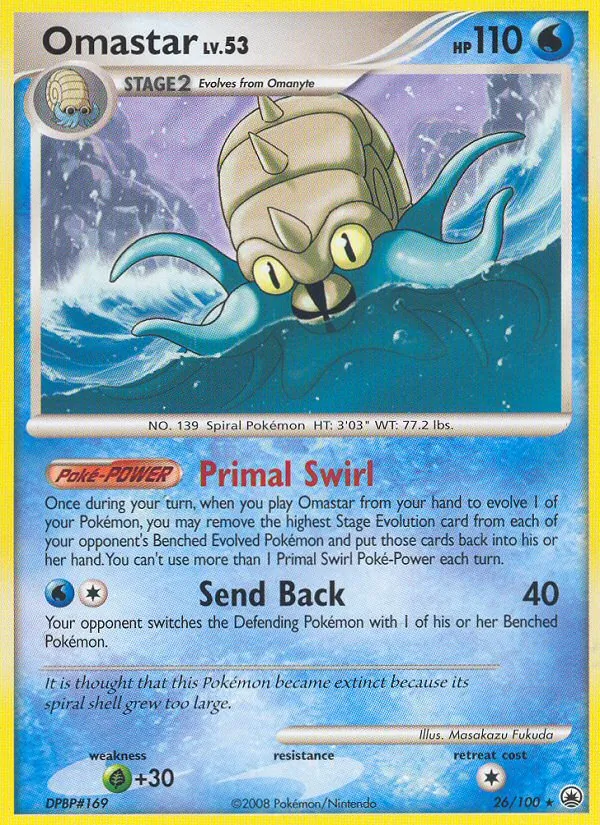 Omastar - Majestic Dawn Pokemon Card
