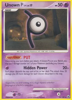 Unown P - Majestic Dawn