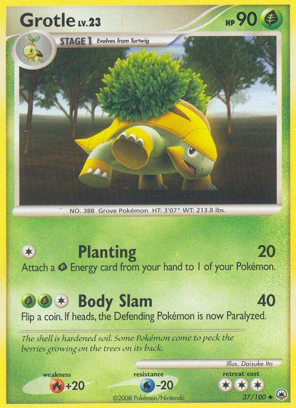Grotle - Majestic Dawn Pokemon Card
