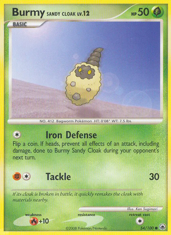 Burmy Sandy Cloak - Majestic Dawn Pokemon Card