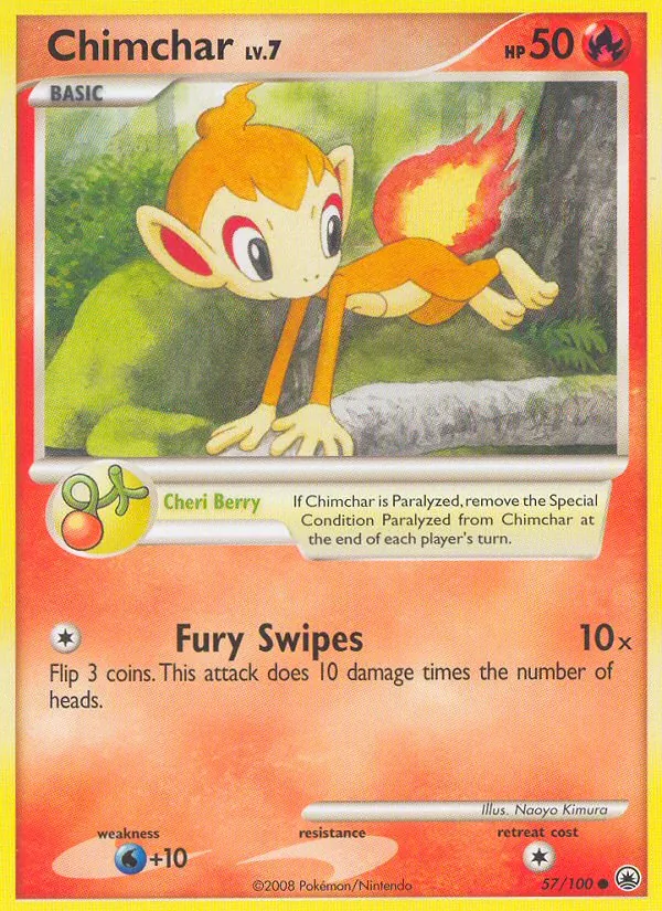 Chimchar - Majestic Dawn Pokemon Card
