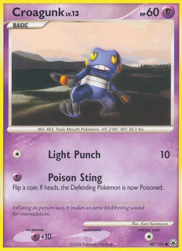 Croagunk - Majestic Dawn Pokemon Card
