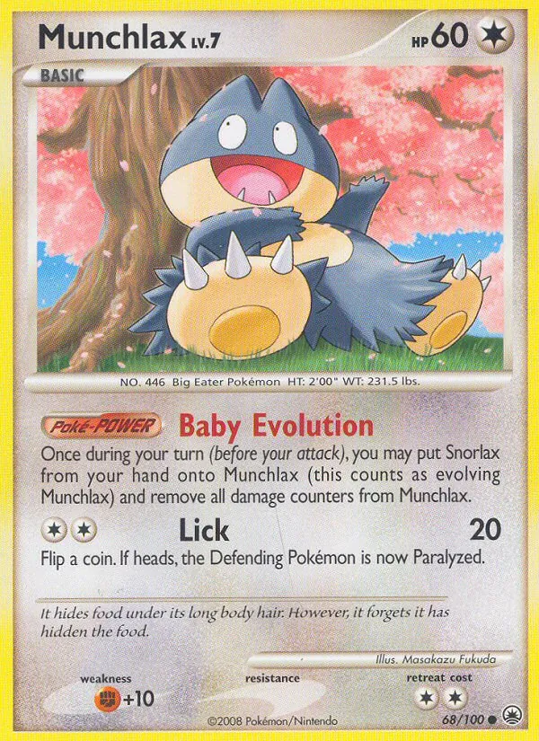 Munchlax - Majestic Dawn Pokemon Card